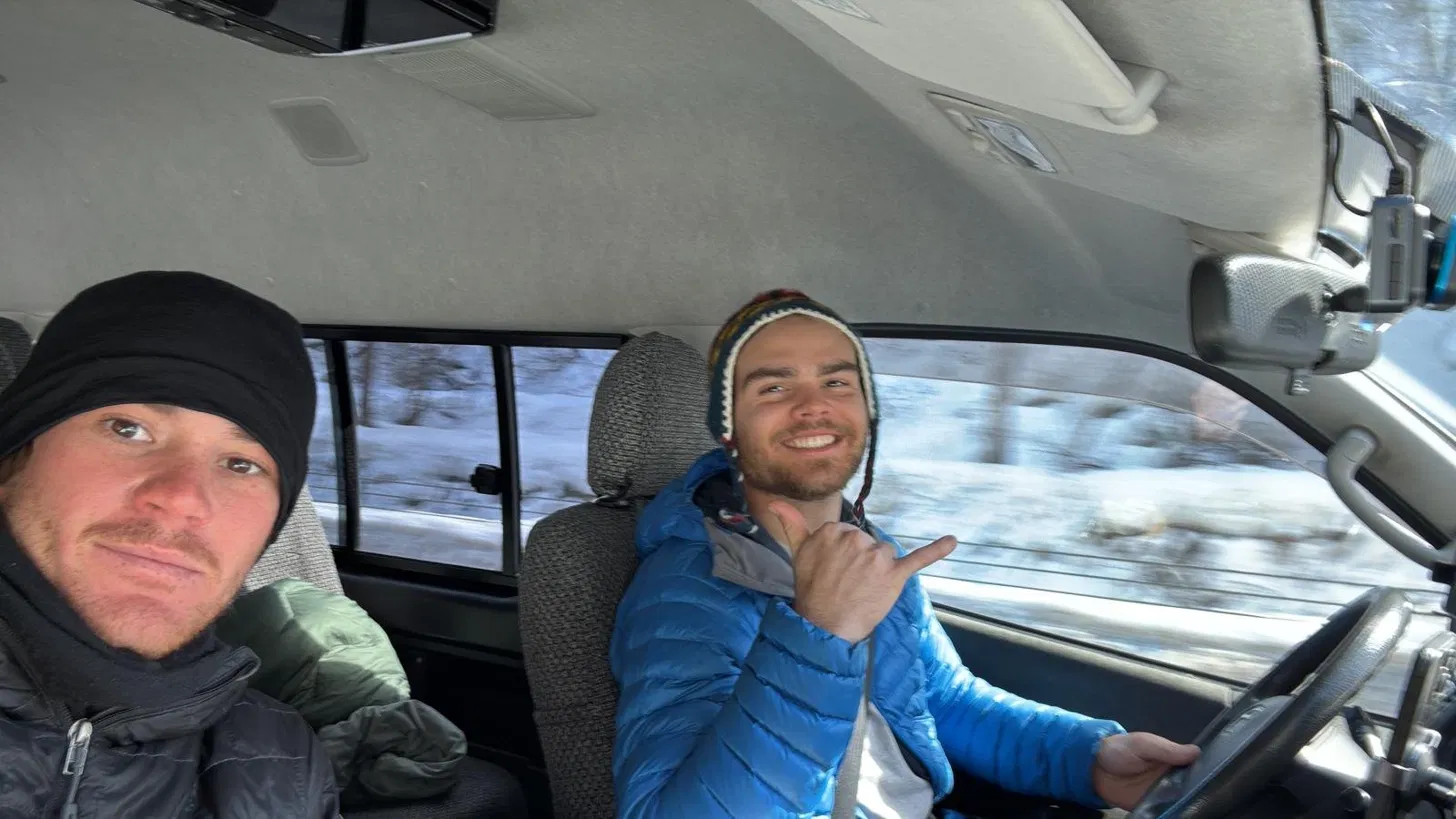Road trip through the mountains